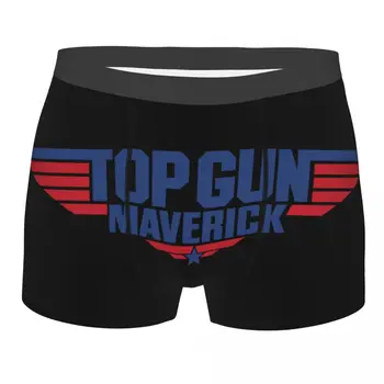 Крутые боксеры Top Gun Maverick Шорты Трусы мужские дышащие трусы из американского боевика с Томом Крузом Нижнее белье