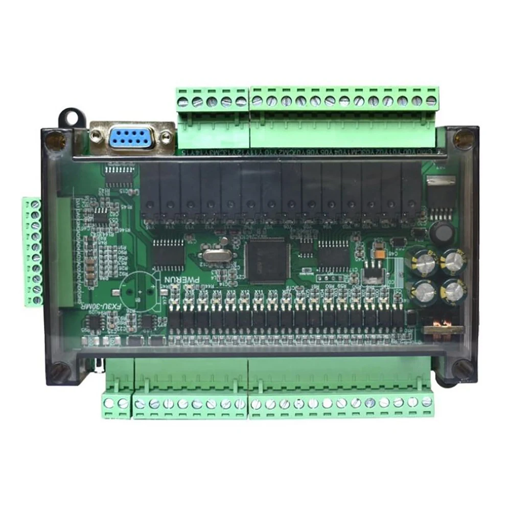 Промышленная плата управления ПЛК Простой Программируемый Контроллер Типа FX3U-30MR Поддерживает Связь RS232/RS485 . ' - ' . 0