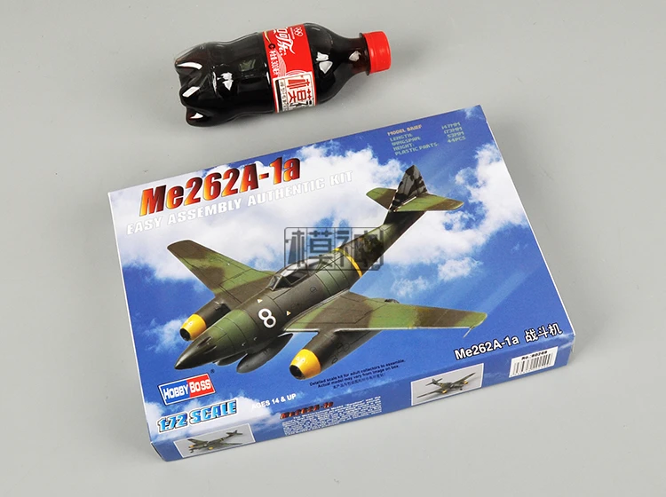 HOBBYBOSS 80249 1/72 Вторая Мировая Война Германия Me262A-2a Истребитель Военный Самолет Пластиковая Сборка Модель Игрушки . ' - ' . 2