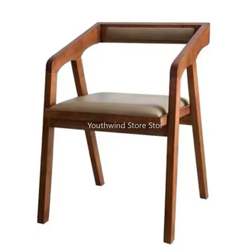 Скандинавские стулья для столовой Табуретки Передвижной подлокотник Переносной деревянный стул для гостиной Мебель для дома Para El Hogar Мебель для дома MZY . ' - ' . 1