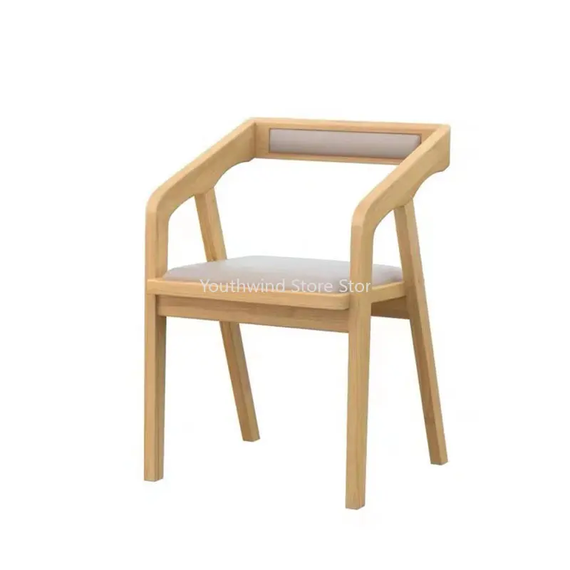 Скандинавские стулья для столовой Табуретки Передвижной подлокотник Переносной деревянный стул для гостиной Мебель для дома Para El Hogar Мебель для дома MZY . ' - ' . 3