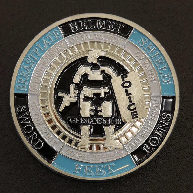 Медаль Американской полиции Памятная Медаль Креативная Золотая Серебряная Монета Подарок Индивидуальные Поделки Значок Мемориальное Командное мероприятие . ' - ' . 0
