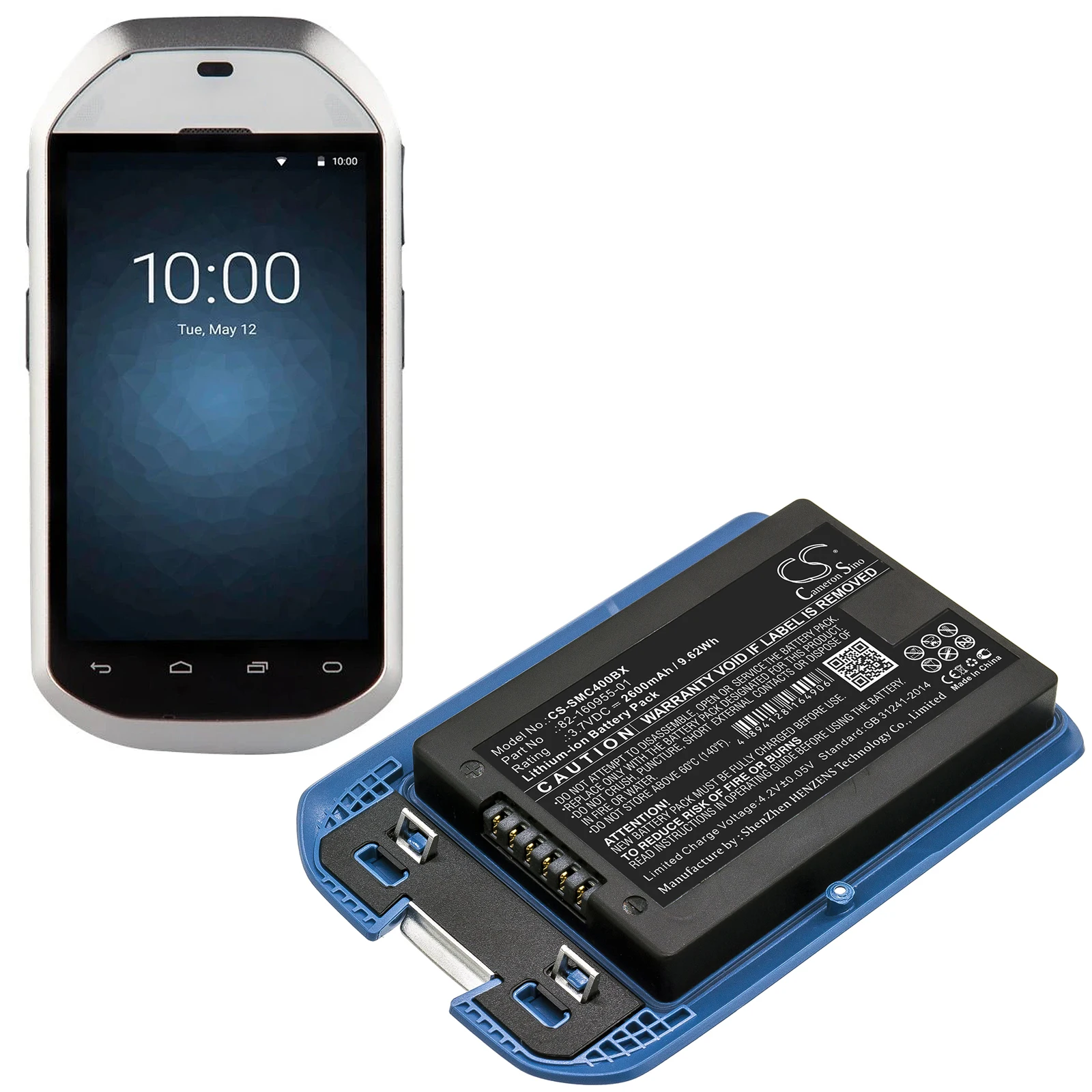 Аккумулятор для сканера штрих-кодов Motorola 82-160955-01 Symbol 82-160955-01 MC40 MC40C MC40N0 MC40N0-SLK3R01 MC40N0-SCG3R00 . ' - ' . 0