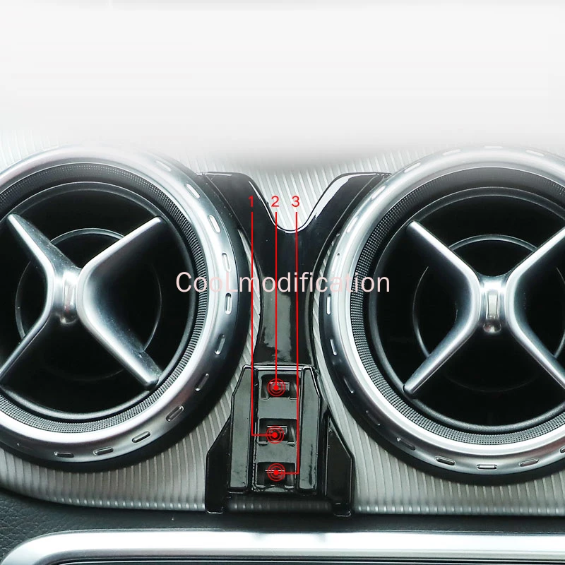 Автомобильный держатель телефона для Mercedes-Benz GLA 45 amg X156 CLA W117 C117 GLA200 GLA250 COUPE модифицированный интерьер мобильного телефона кронштейн . ' - ' . 2
