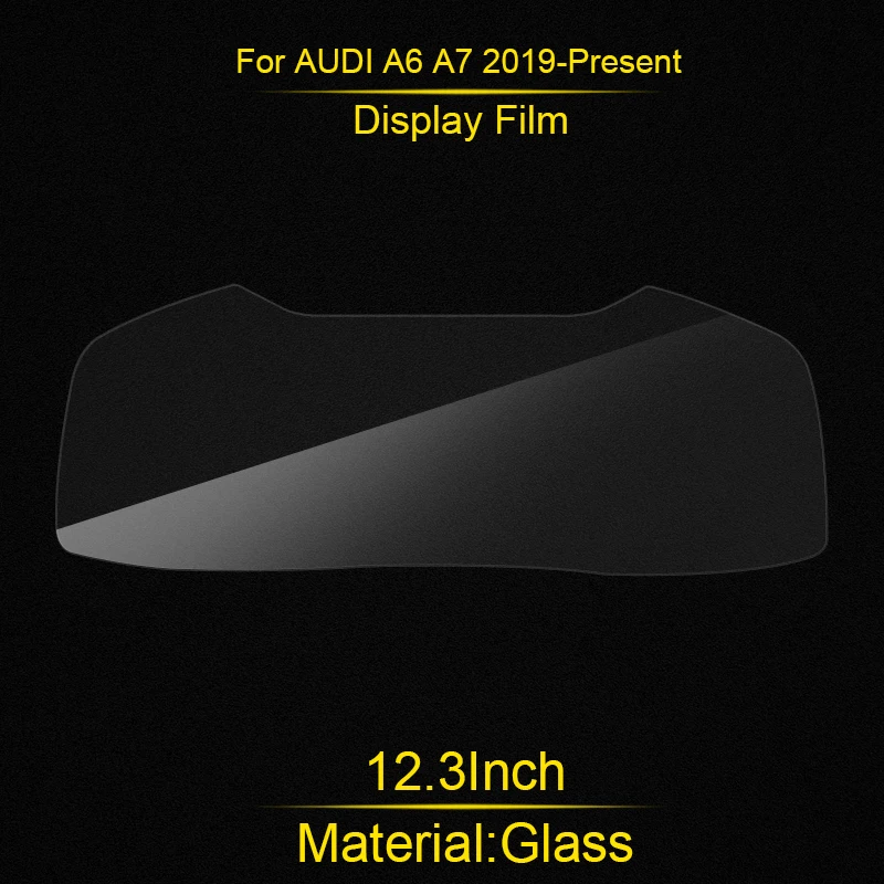 Пленка для экрана GPS-навигации автомобиля, пленка для дисплея приборной панели, наклейка на стекло экрана климат-контроля для AUDI A6 A7, Аксессуар 2019 года выпуска . ' - ' . 4