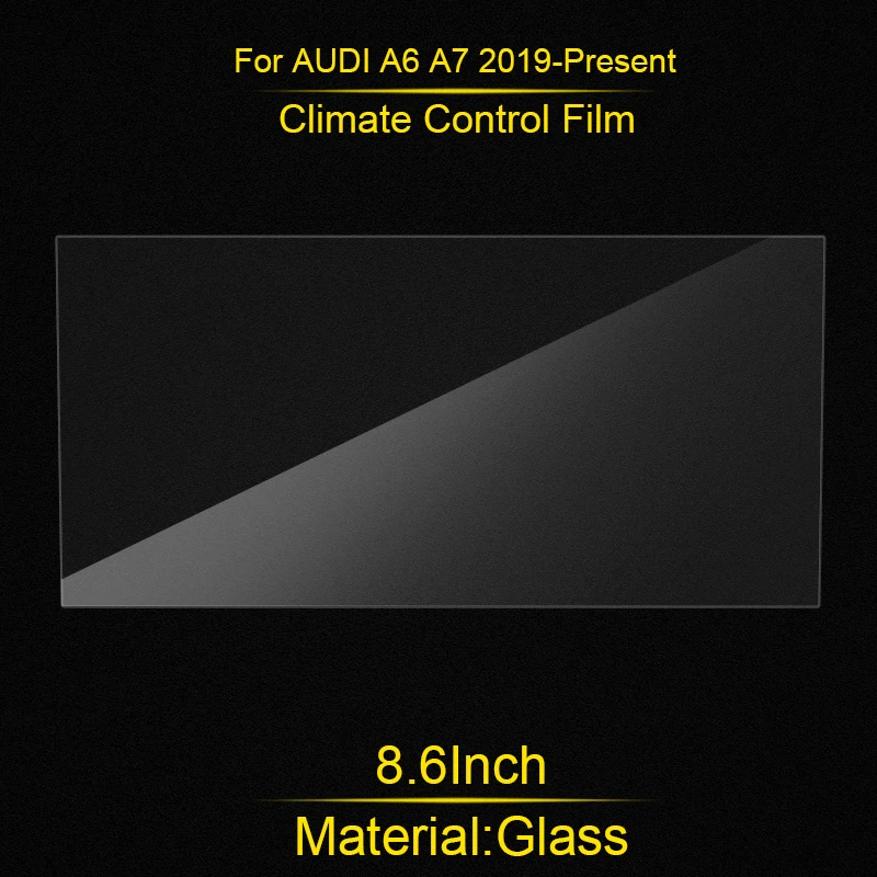 Пленка для экрана GPS-навигации автомобиля, пленка для дисплея приборной панели, наклейка на стекло экрана климат-контроля для AUDI A6 A7, Аксессуар 2019 года выпуска . ' - ' . 5