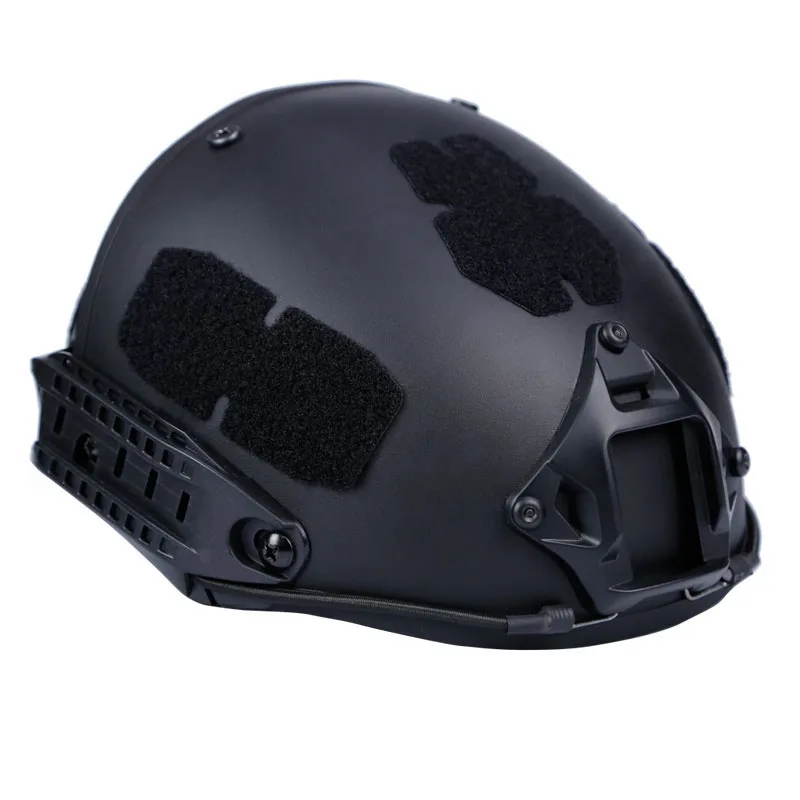1ШТ Высококачественный 2 в 1 открытый тактический шлем Полевое снаряжение Защитный однотонный шлем . ' - ' . 1