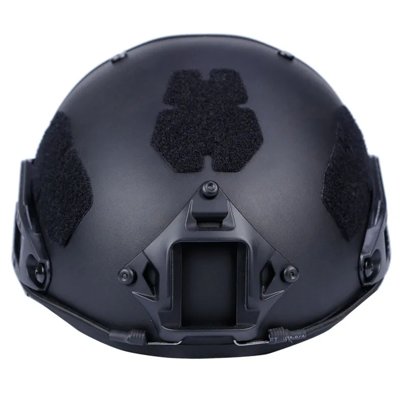 1ШТ Высококачественный 2 в 1 открытый тактический шлем Полевое снаряжение Защитный однотонный шлем . ' - ' . 2