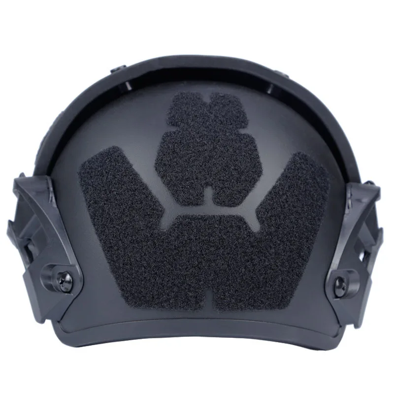 1ШТ Высококачественный 2 в 1 открытый тактический шлем Полевое снаряжение Защитный однотонный шлем . ' - ' . 3