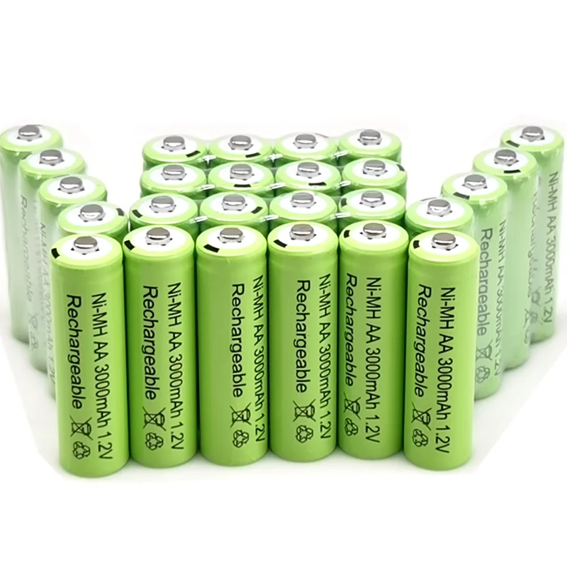4 ~ 20 ШТ 1,2 В 3000 мАч NI-MH AA аккумуляторные батареи для предварительной загрузки, перезаряжаемые NI-MH аккумуляторные батареи для перезаправки, аккумуляторы для детей micrfono de la cmara . ' - ' . 1