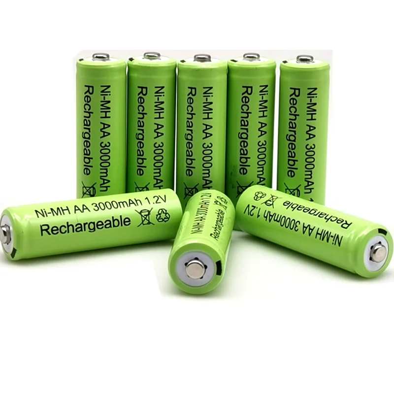 4 ~ 20 ШТ 1,2 В 3000 мАч NI-MH AA аккумуляторные батареи для предварительной загрузки, перезаряжаемые NI-MH аккумуляторные батареи для перезаправки, аккумуляторы для детей micrfono de la cmara . ' - ' . 3