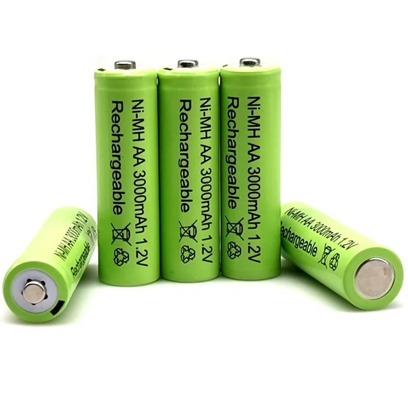 4 ~ 20 ШТ 1,2 В 3000 мАч NI-MH AA аккумуляторные батареи для предварительной загрузки, перезаряжаемые NI-MH аккумуляторные батареи для перезаправки, аккумуляторы для детей micrfono de la cmara . ' - ' . 4