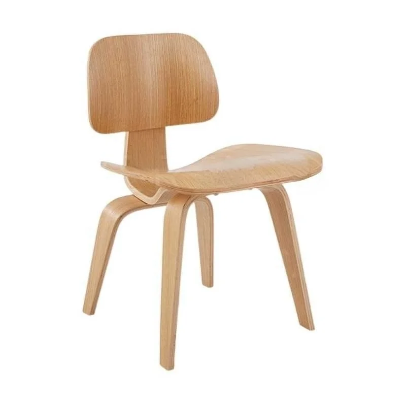Обеденный стул из литой фанеры с деревянной основой для кухни, столовой, спальни, гостиной, современная мебель середины века, обеденный приставной стул . ' - ' . 3