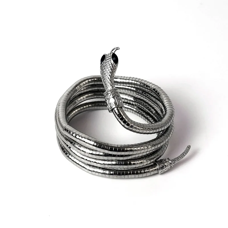 Модное сексуальное ожерелье-змея для женщин, колье-цепочка в стиле панк с металлической регулировкой, многофункциональные необычные ожерелья, украшения для праздничных вечеринок . ' - ' . 4