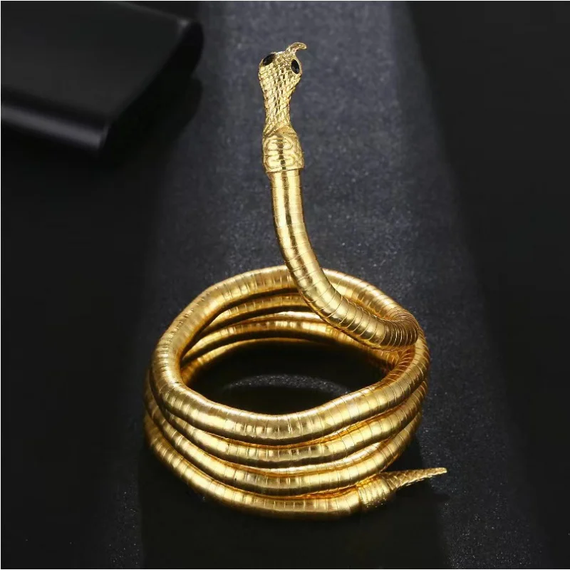 Модное сексуальное ожерелье-змея для женщин, колье-цепочка в стиле панк с металлической регулировкой, многофункциональные необычные ожерелья, украшения для праздничных вечеринок . ' - ' . 5