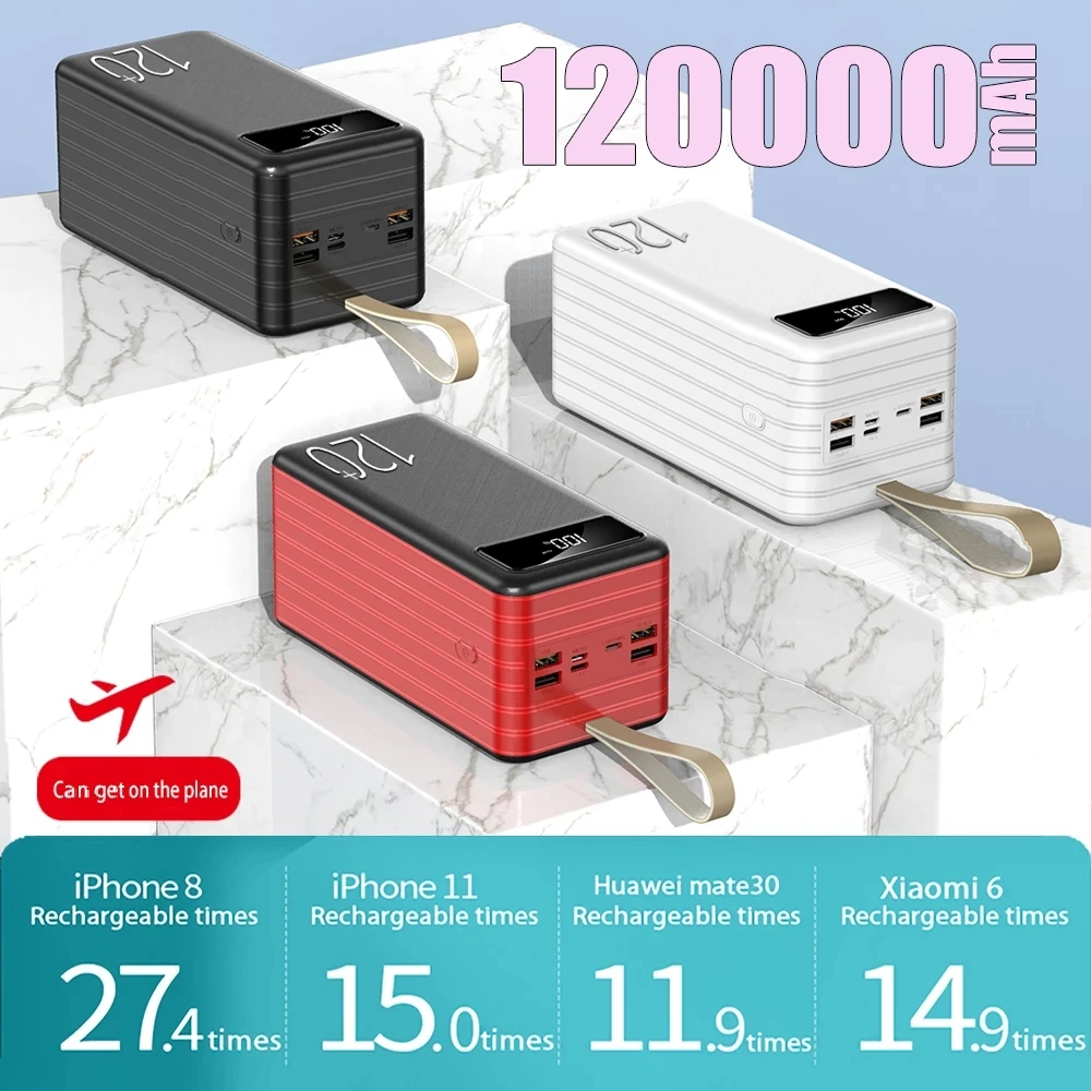 Neueste schnelle lade 120000mAh power pack große kapazität mobile power universal 5v3a schnelle lade . ' - ' . 0