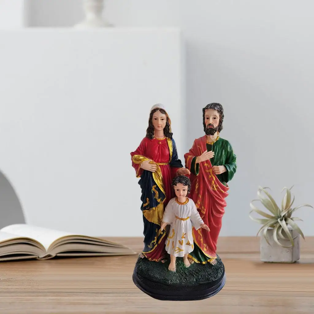 Фигурка Святого семейства, Святой Иосиф, скульптура Девы Марии, Рождественская фигурка для праздника . ' - ' . 4