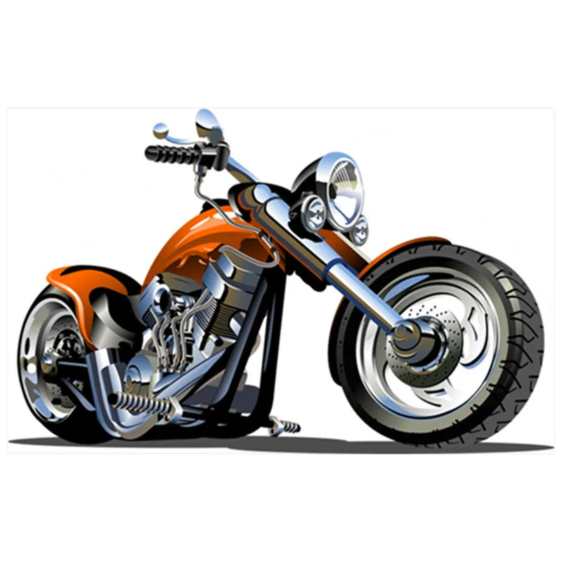 Самые популярные изображения мотоциклов Фрески Гоночный автомобиль 3D Наклейки на стены Виниловые наклейки Украшение домашнего клуба Спортивный плакат Обои 60 * 40 см . ' - ' . 0