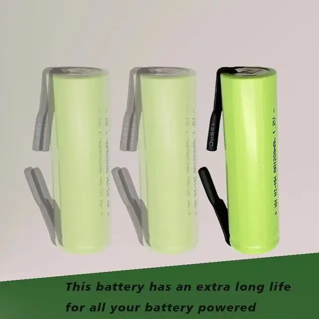 Последняя модель 100% AA 1,2 В Ni MH аккумуляторной батареи 1200mAh + dly подходит для электробритвы, зубной щетки и так далее . ' - ' . 3