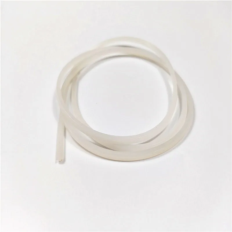 Длина от 1 м до 2 м Белого цвета, большого размера, сплошная квадратная силиконовая прокладка, квадратная белая силиконовая уплотнительная прокладка, белая резиновая уплотнительная прокладка . ' - ' . 2