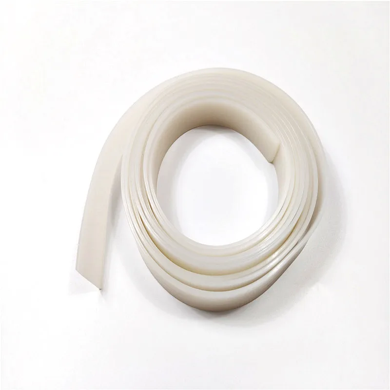 Длина от 1 м до 2 м Белого цвета, большого размера, сплошная квадратная силиконовая прокладка, квадратная белая силиконовая уплотнительная прокладка, белая резиновая уплотнительная прокладка . ' - ' . 5