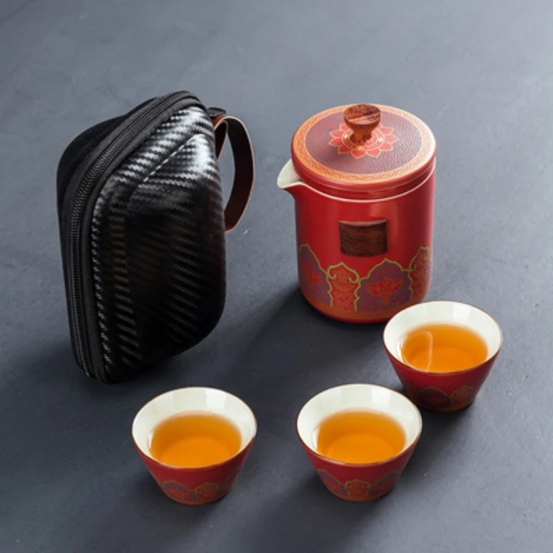 Элитная бутиковая чайная чашка цвета морской волны, Керамическая Роспись золотом, Персональная Маленькая Чайная чаша, Чайный набор Кунг-фу, чашка на одну чашку . ' - ' . 5