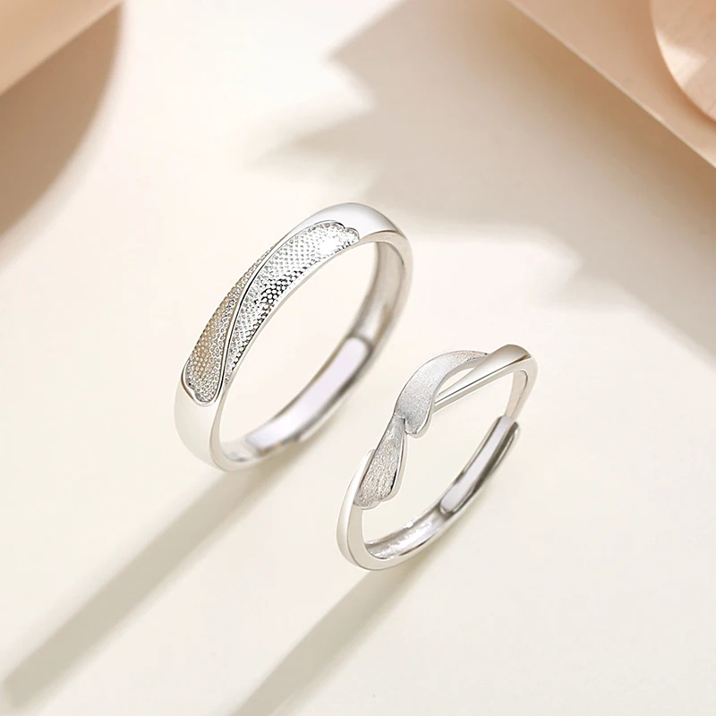 Европейское изящное кольцо из стерлингового серебра S925 пробы, романтическое сердечко для женщин, подарок на День рождения, изысканные ювелирные изделия . ' - ' . 0