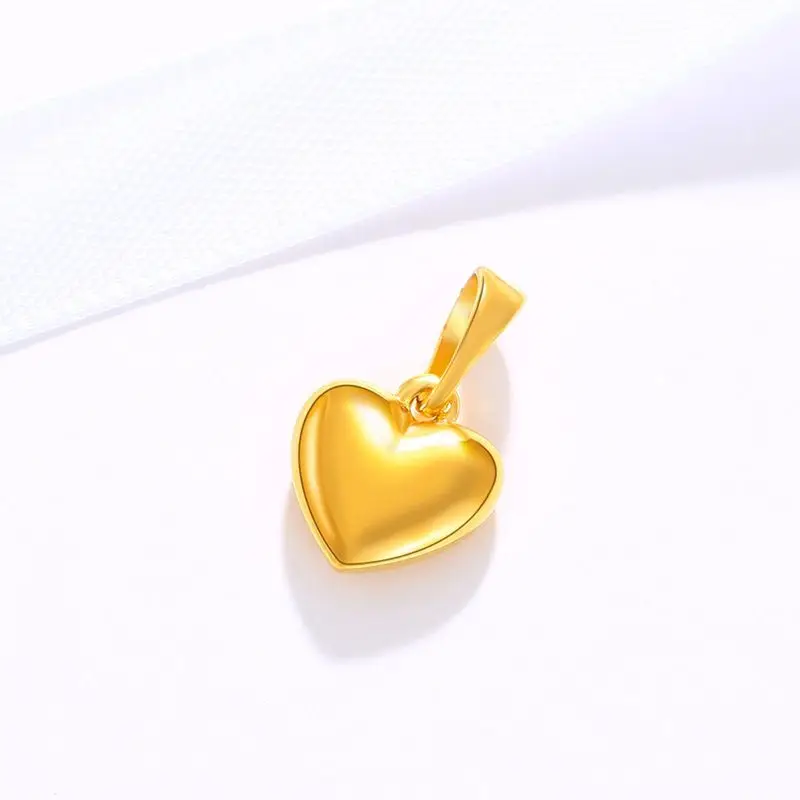 Ювелирные изделия оптом--- Ожерелья с подвеской в виде сердца для женщин, цепочка 45 см из чистого золота с покрытием . ' - ' . 2
