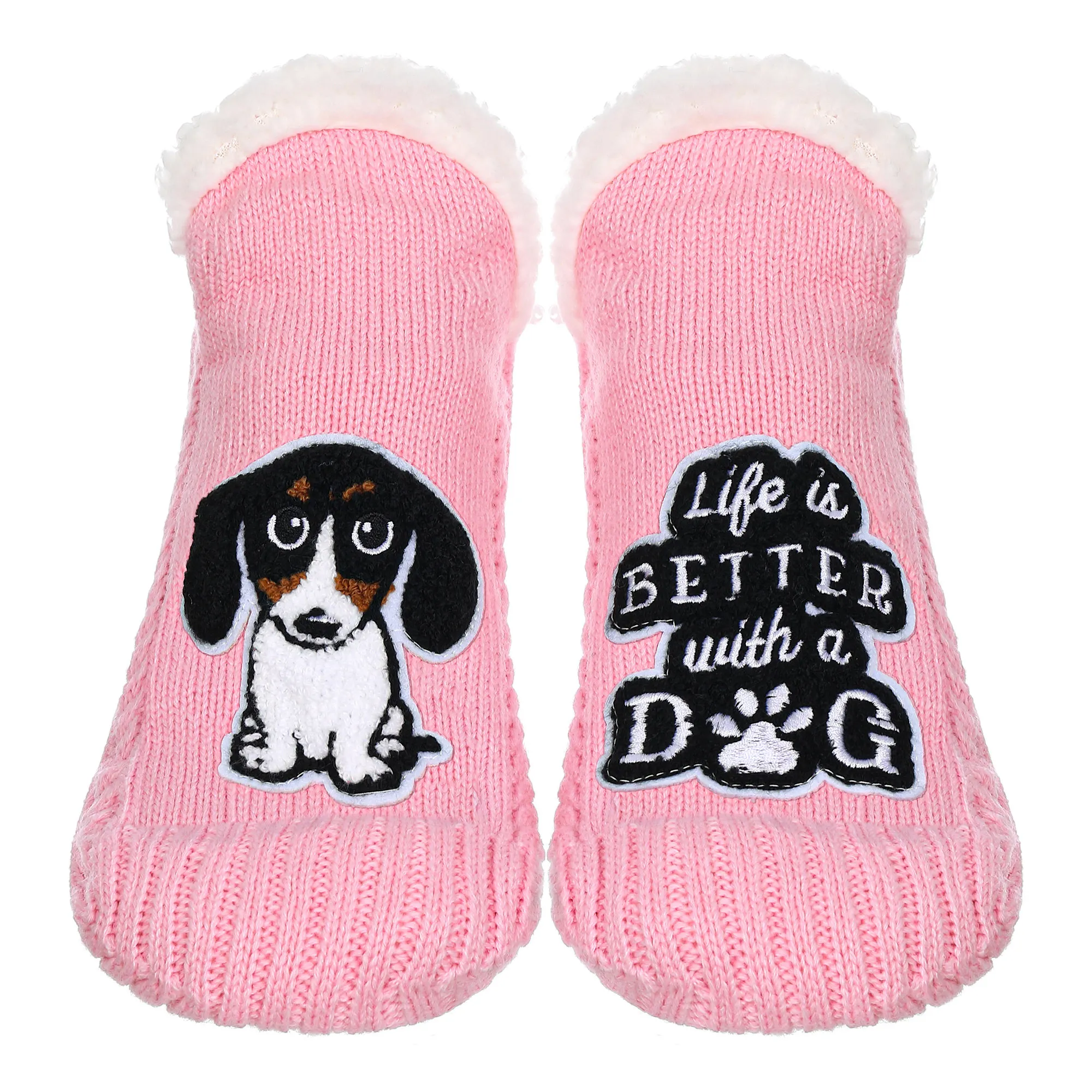 Носки-тапочки для женщин / Супер мягкие, толстые и теплые домашние носки / Подарки для любителей собак, Dachshund Life . ' - ' . 3