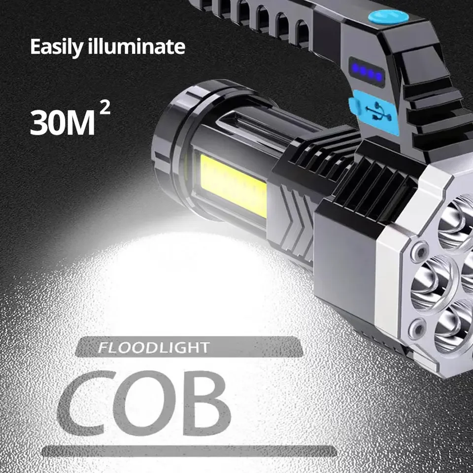 7LED + COB Портативный фонарик Cob Side Light Легкое наружное освещение USB Перезаряжаемый походный фонарь-прожектор для кемпинга . ' - ' . 3