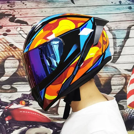 Шлем для мотокросса Гоночный AM DH DOT, одобренный ЕЭК, горные мотоциклетные шлемы для взрослых Capacete Moto Professional . ' - ' . 3