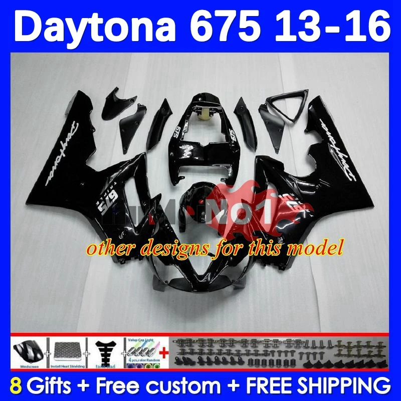 Обвес для Daytona 675 Daytona-675 13 14 15 16 Кузов 195No.5 Daytona675 2013 2014 2015 2016 OEM Полный обтекатель синего цвета в наличии . ' - ' . 1
