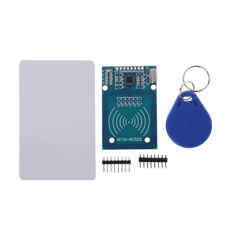 Считыватель IC-карт RC522 для Брелока с Электронной книгой MFRC522 RF IC Card Reader Комплект Сенсорных модулей Контроля доступа Запчасти Прямая поставка . ' - ' . 0