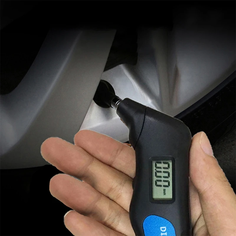 Автомобильные Цифровые шины Датчик давления воздуха в шинах Измеритель ЖК-дисплея Манометр Барометры Тестер для автомобиля Мотоцикл Велосипед . ' - ' . 1