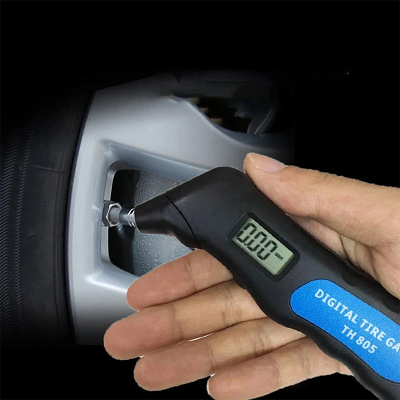 Автомобильные Цифровые шины Датчик давления воздуха в шинах Измеритель ЖК-дисплея Манометр Барометры Тестер для автомобиля Мотоцикл Велосипед . ' - ' . 3