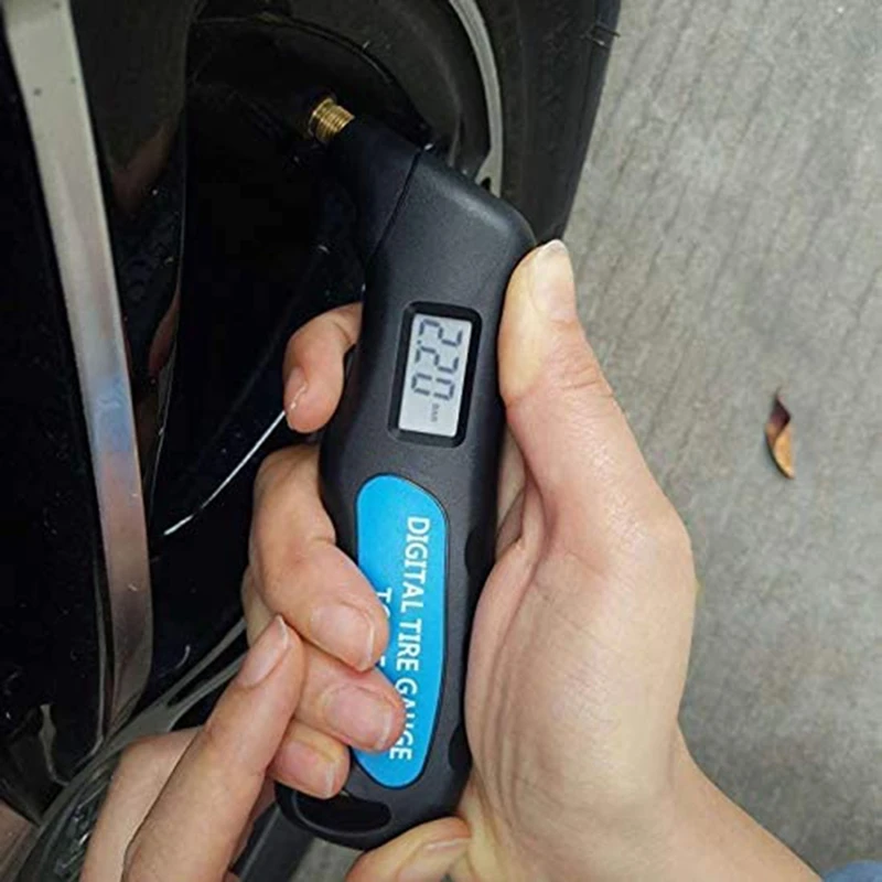 Автомобильные Цифровые шины Датчик давления воздуха в шинах Измеритель ЖК-дисплея Манометр Барометры Тестер для автомобиля Мотоцикл Велосипед . ' - ' . 4