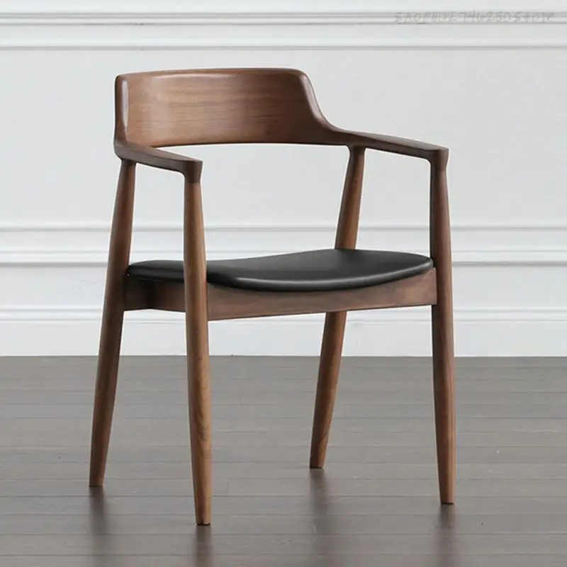 Креативное Минималистичное кресло Nordic Lounge, Удобное Кожаное кресло для взрослых, Современный Дизайн, Тщеславие, Офис, Sillasn Homes, Домашний декор . ' - ' . 1