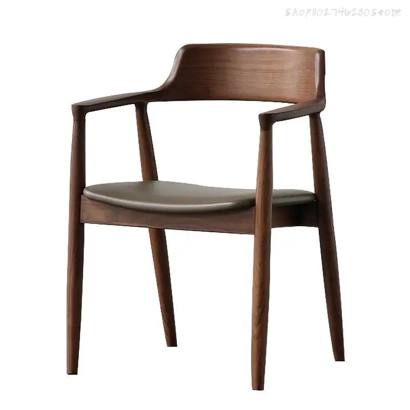 Креативное Минималистичное кресло Nordic Lounge, Удобное Кожаное кресло для взрослых, Современный Дизайн, Тщеславие, Офис, Sillasn Homes, Домашний декор . ' - ' . 3