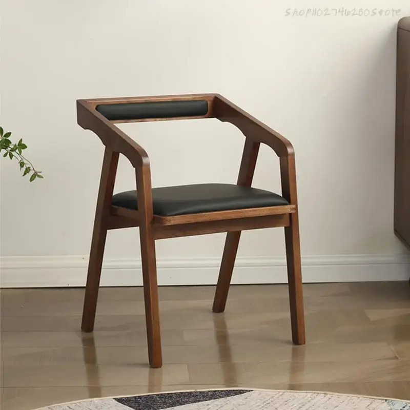Креативное Минималистичное кресло Nordic Lounge, Удобное Кожаное кресло для взрослых, Современный Дизайн, Тщеславие, Офис, Sillasn Homes, Домашний декор . ' - ' . 4