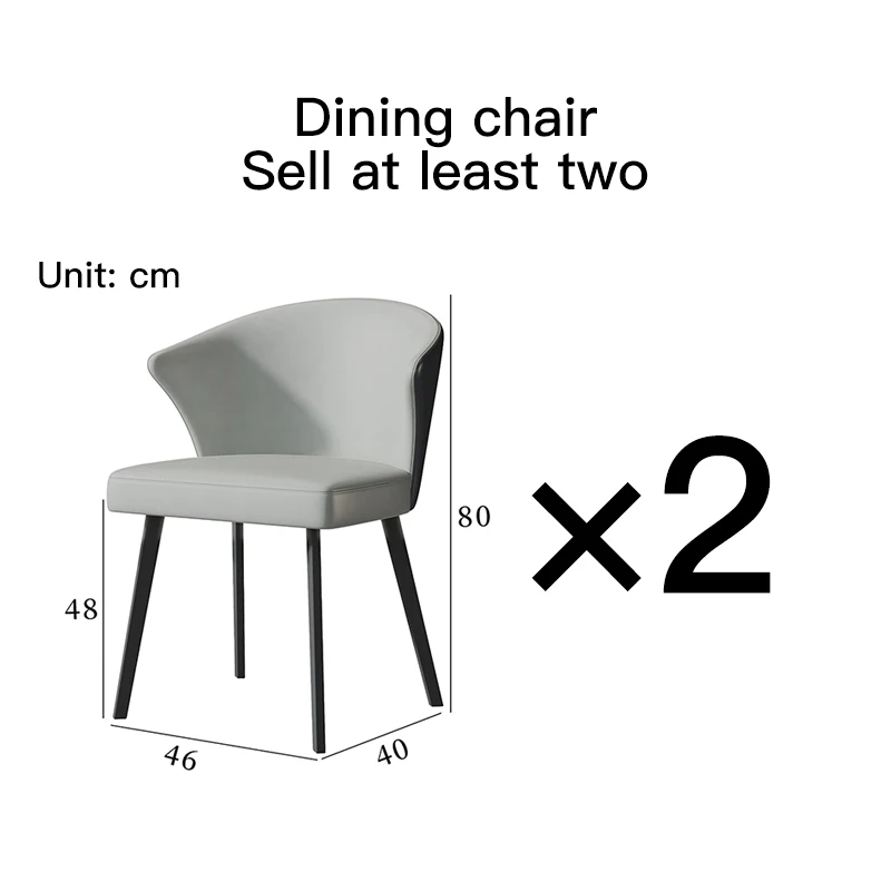 Расслабляющий стул для кофейни Современный простой домашний стул для отдыха с ножками из черной углеродистой стали, обитый тканью шезлонг для столовой . ' - ' . 4