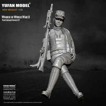 1/35 Модель Yufan Из смолы Модель Танка soldier beauty самосборная YFWW-2067-2