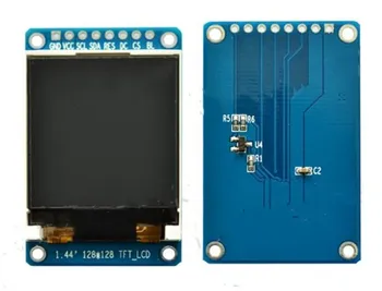 1,44-дюймовый 8-контактный Цветной ЖК-экран SPI TFL с Адаптерной Платой ST7735 Controller 3.3V 128 (RGB) * 128
