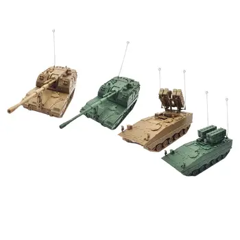 1/72 Модели бронированных танков, сборка своими руками гусеничной колесницы, головоломка для взрослых, обучающая игрушка для мальчиков, подарки для вечеринок для детей