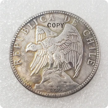 1894-1905 Копировальные монеты Чили в 1 песо 1894-1905 гг.