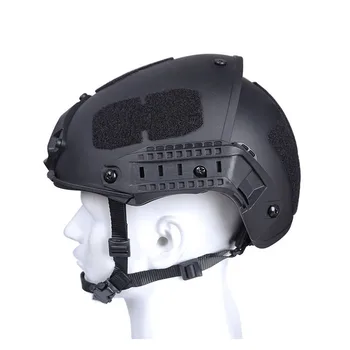 1ШТ Высококачественный 2 в 1 открытый тактический шлем Полевое снаряжение Защитный однотонный шлем