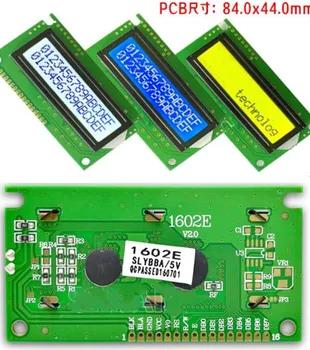 2,6-дюймовый 16PIN HD COB STN/FSTN 1602E Экранный Модуль SPLC780C Контроллер Параллельного интерфейса 3,3 В 5 В Белая/Желтая/Синяя Подсветка
