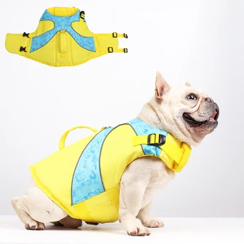 2022 Новый спасательный жилет для собак, защитная одежда для собак, купальный костюм, Летний Спасательный жилет для французского бульдога, купальники для домашних животных