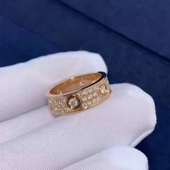 2023 Новое модное классическое кольцо для темпераментных пар, предпочтительное кольцо для банкета, подарок на День Святого Валентина