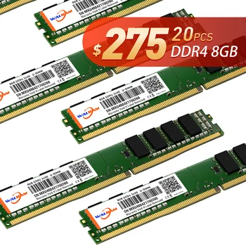 20шт WALRAM Memory DDR4 8 ГБ 4 ГБ 16 ГБ Memoria Ram DDR4 2400 МГц 2666 МГц UDIMM PC Высокопроизводительная Настольная Память