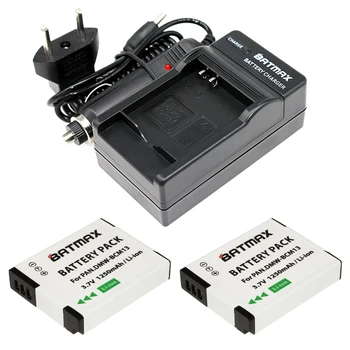 2X DMW-BCM13E DMW-BCM13 BCM13 Аккумулятор + Зарядное устройство для Panasonic Lumix ZS40/TZ60, ZS45/TZ57, ZS50 / TZ70, ZS27 /TZ37 и TZ41